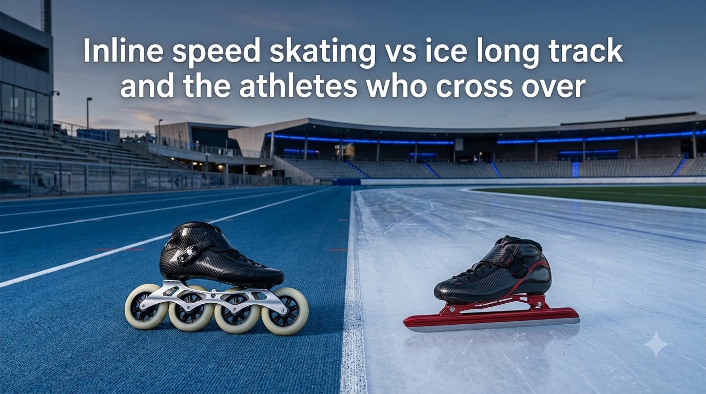 Inline speed skating vs ice long track and the athletes who cross over