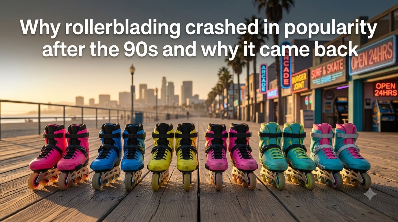 Why rollerblading crashed in popularity after the 90s and why it came back