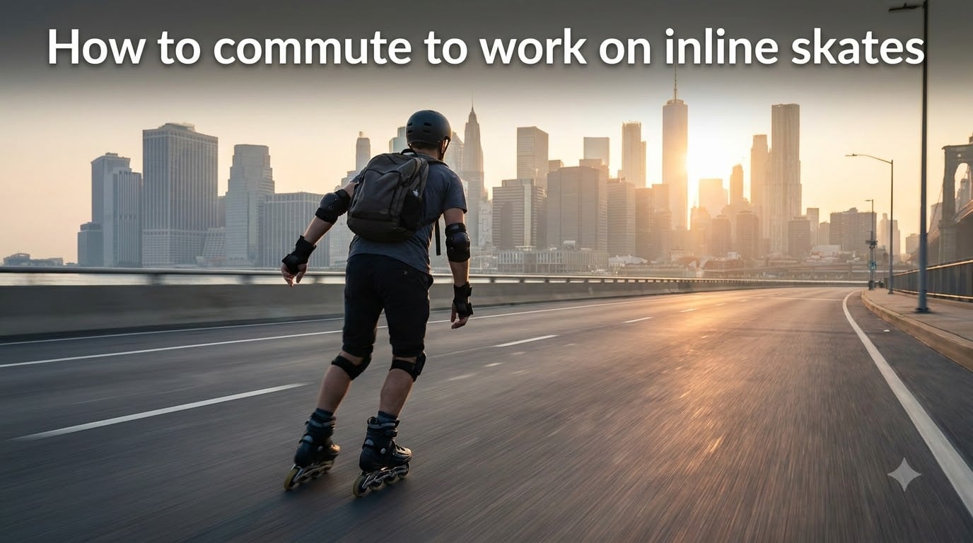 How to commute to work on inline skates