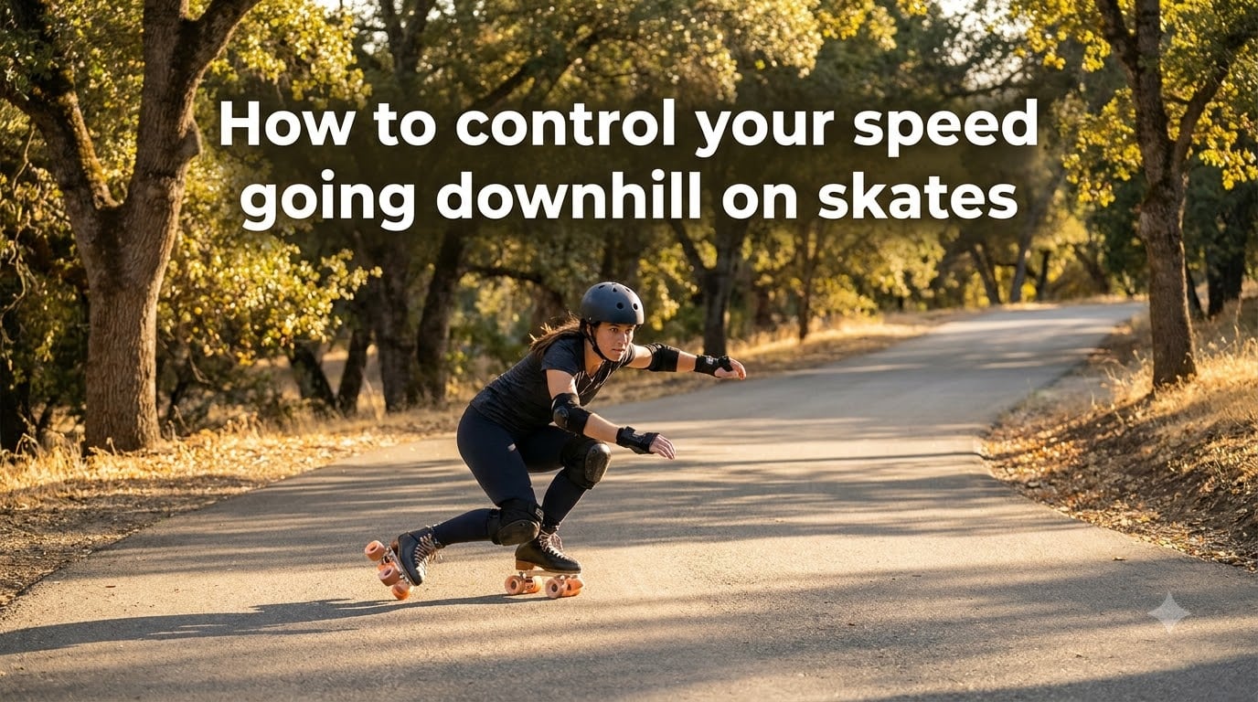 How to control your speed going downhill on skates