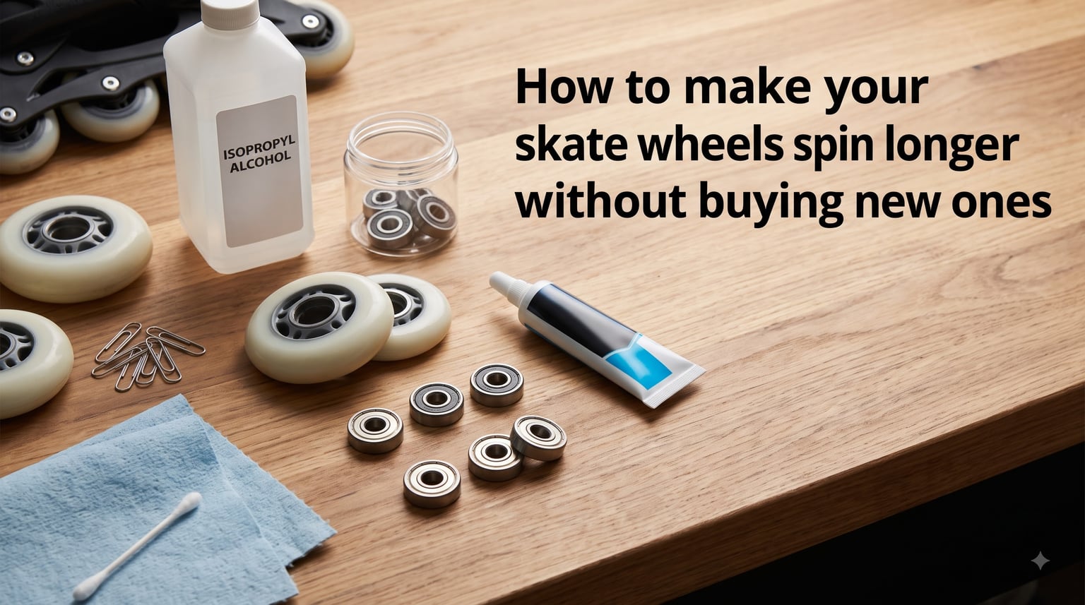 How to make your skate wheels spin longer without buying new ones