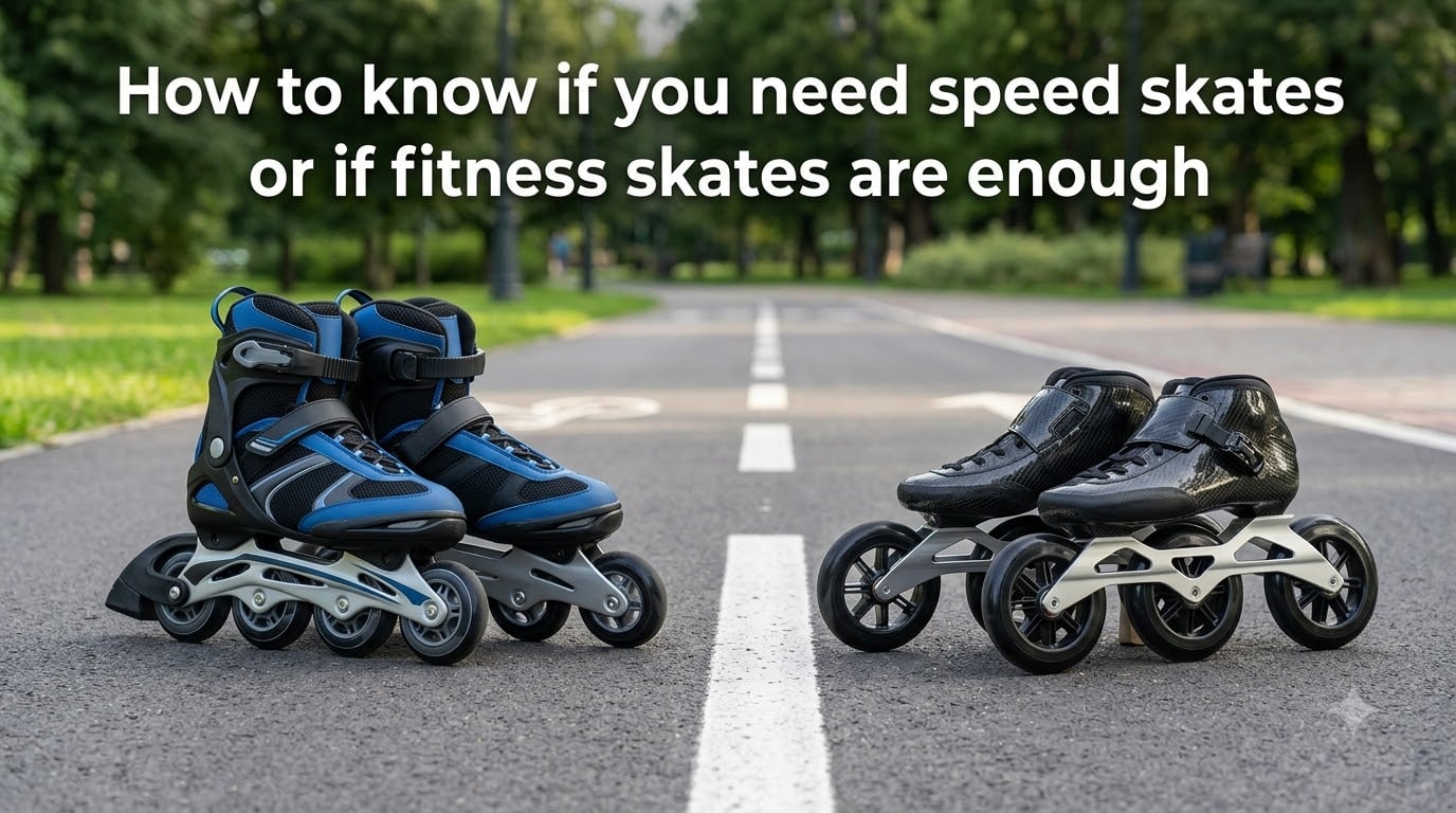 How to know if you need speed skates or if fitness skates are enough