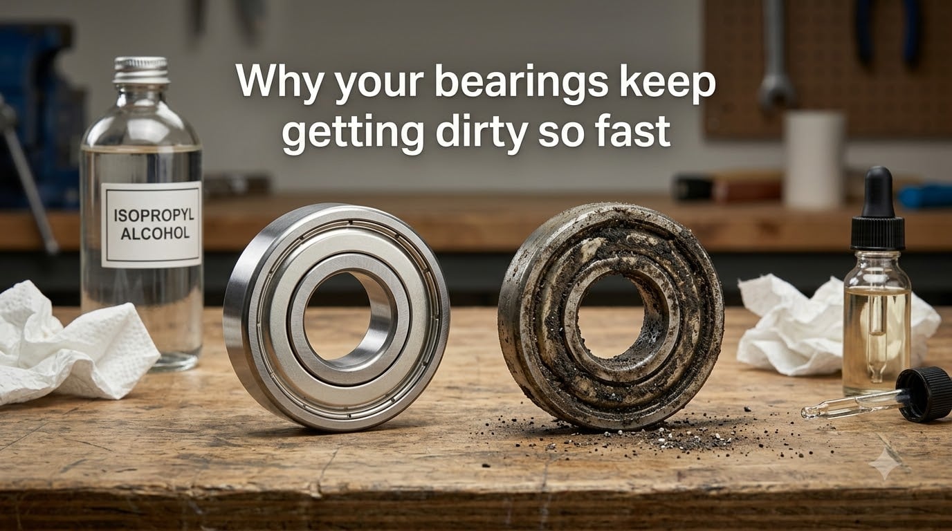 Why your bearings keep getting dirty so fast