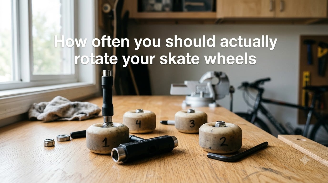How often you should actually rotate your skate wheels