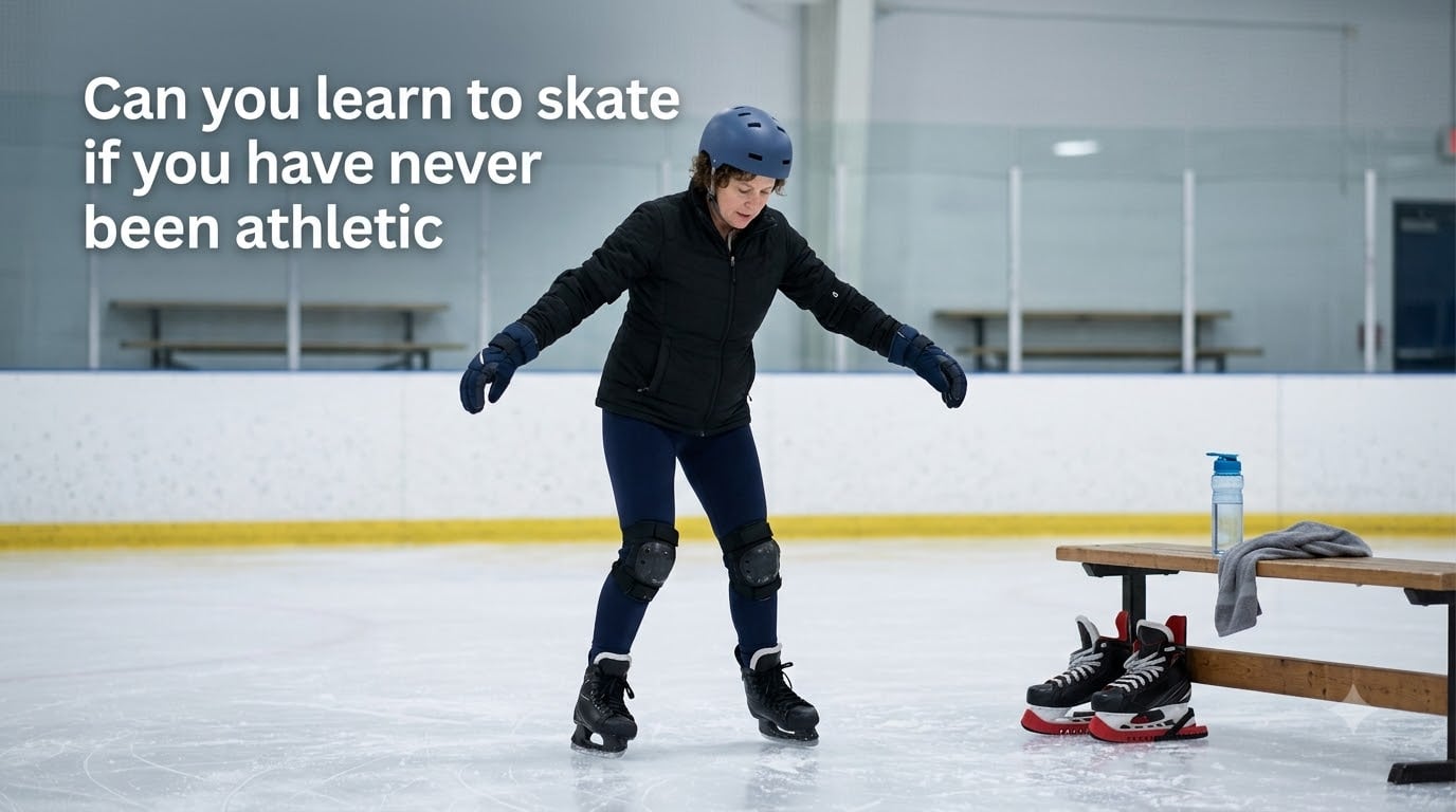 Can you learn to skate if you have never been athletic