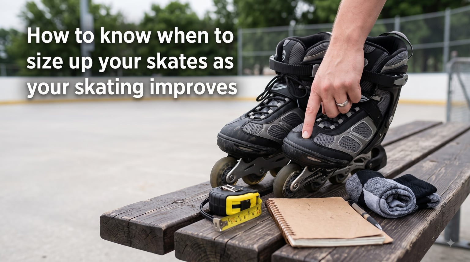 How to know when to size up your skates as your skating improves