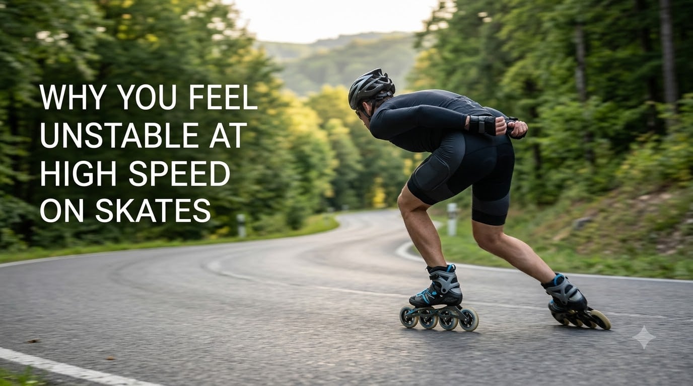 Why you feel unstable at high speed on skates
