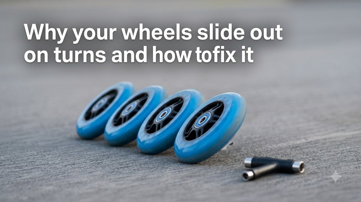 Why your wheels slide out on turns and how to fix it