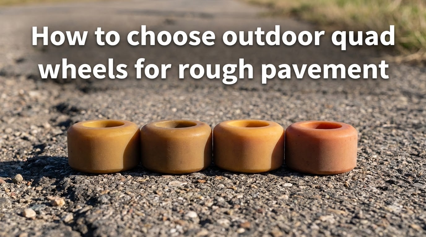 How to choose outdoor quad wheels for rough pavement