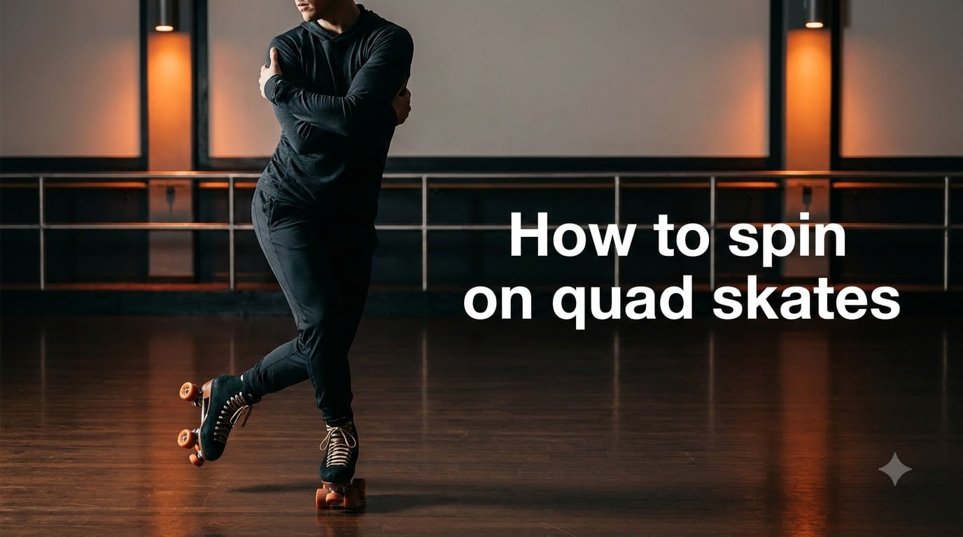 How to spin on quad skates