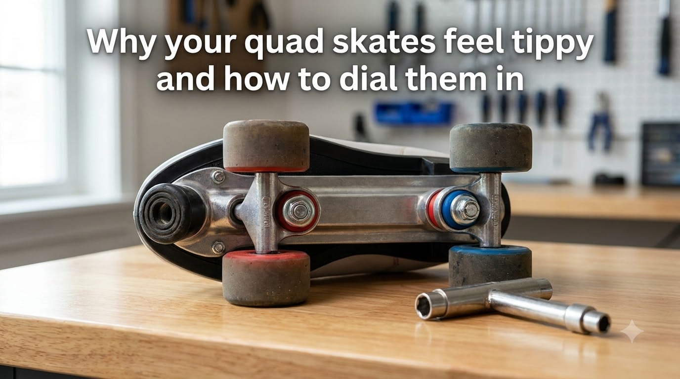 Why your quad skates feel tippy and how to dial them in