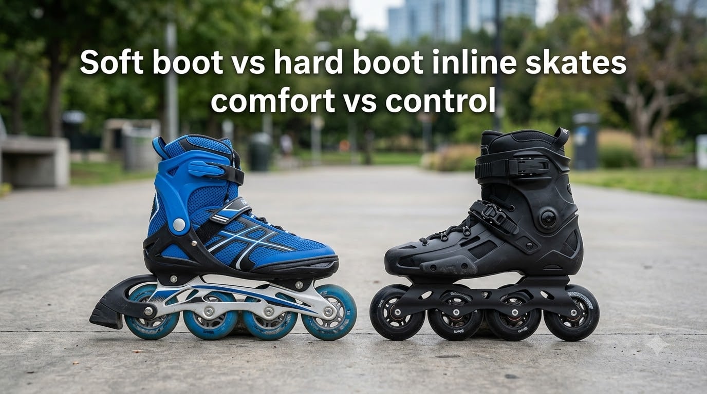 Soft boot vs hard boot inline skates comfort vs control