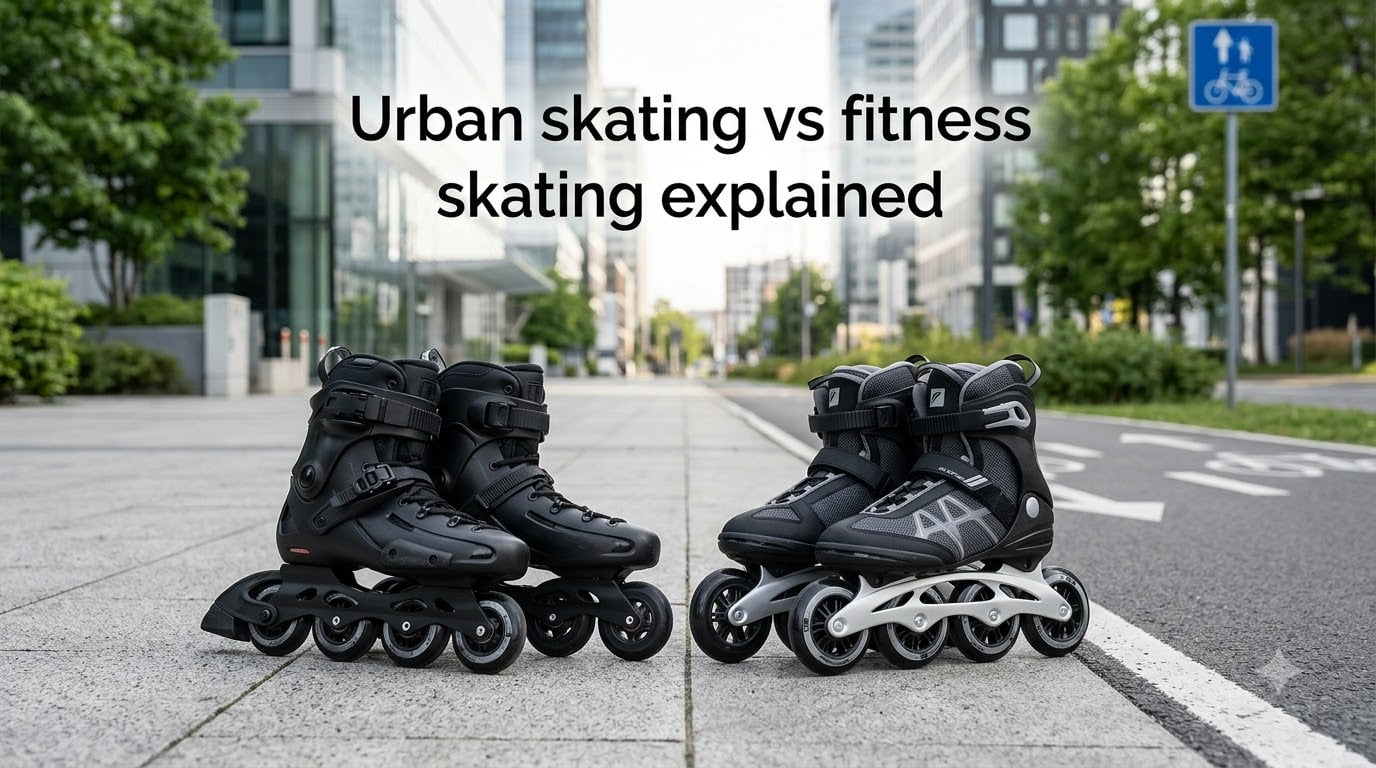 Urban skating vs fitness skating explained