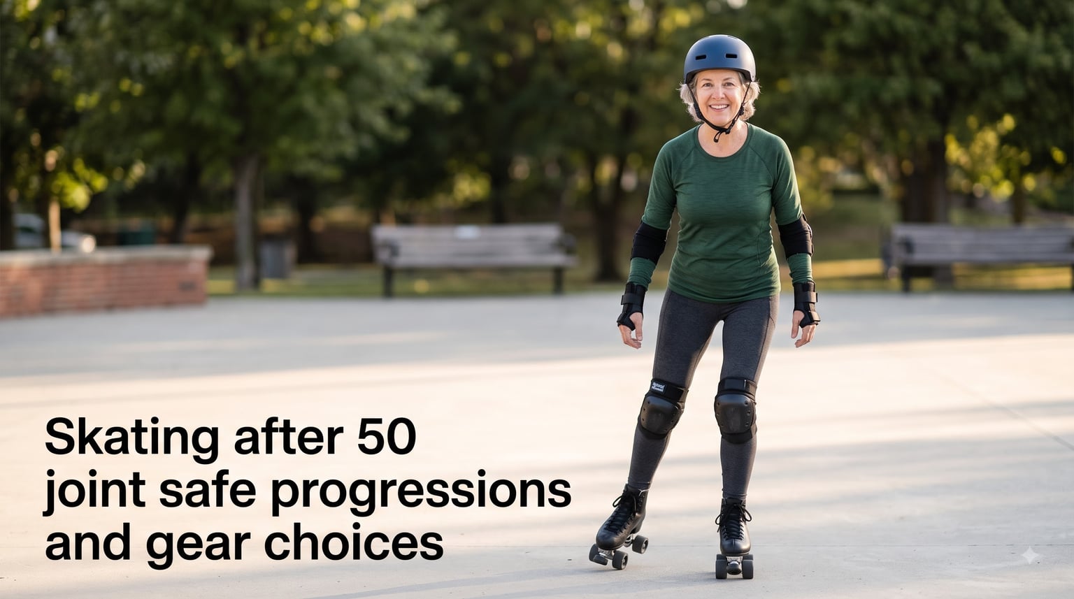 Skating after 50 joint safe progressions and gear choices