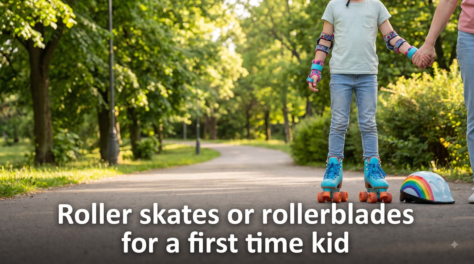 Roller skates or rollerblades for a first time kid