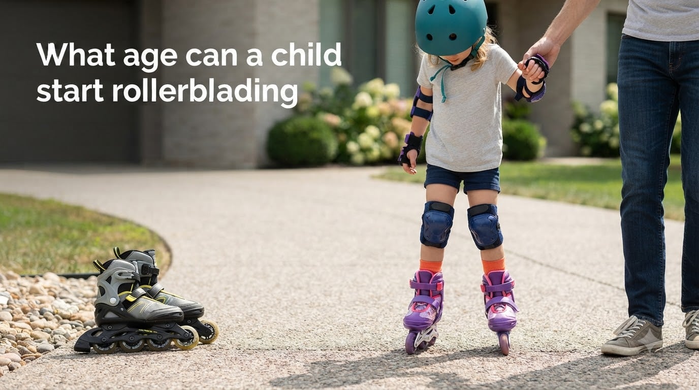 What age can a child start rollerblading