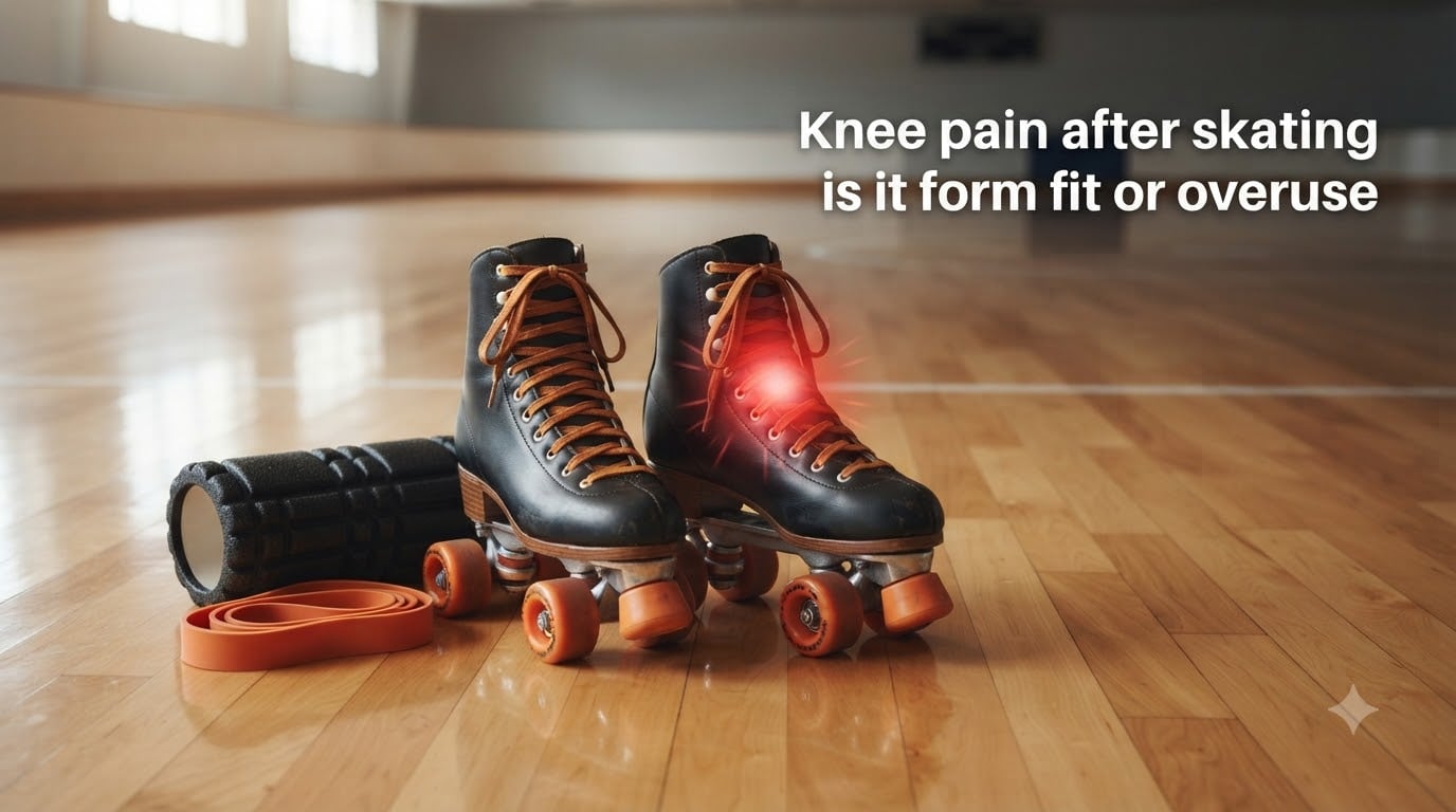 Knee pain after skating is it form fit or overuse