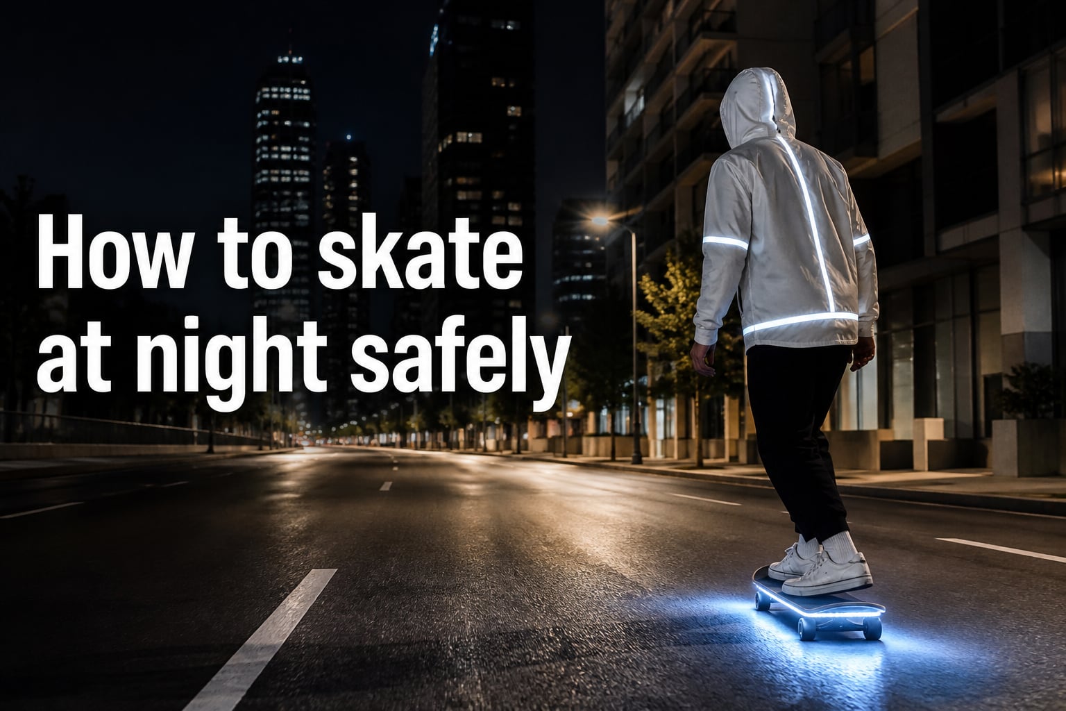 How to skate at night safely