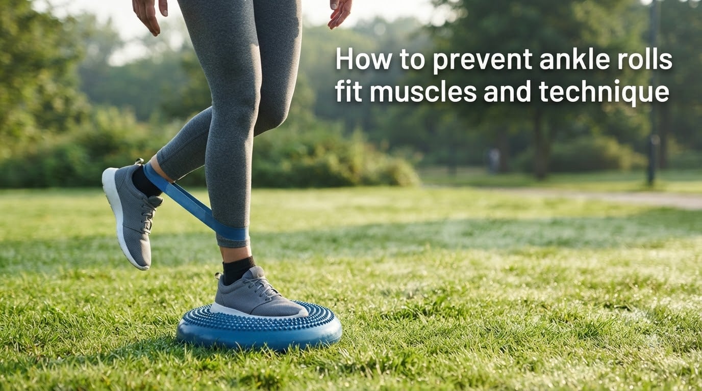 How to prevent ankle rolls fit muscles and technique