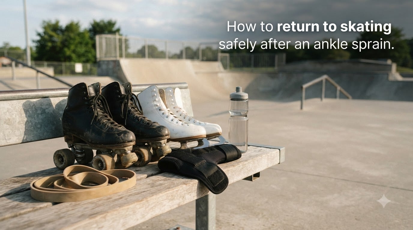 How to return to skating safely after an ankle sprain
