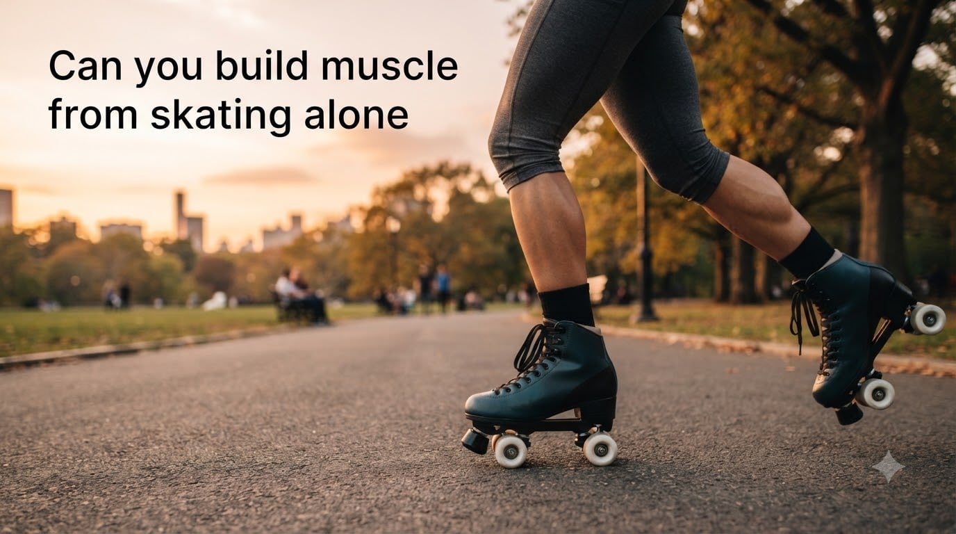 Can you build muscle from skating alone