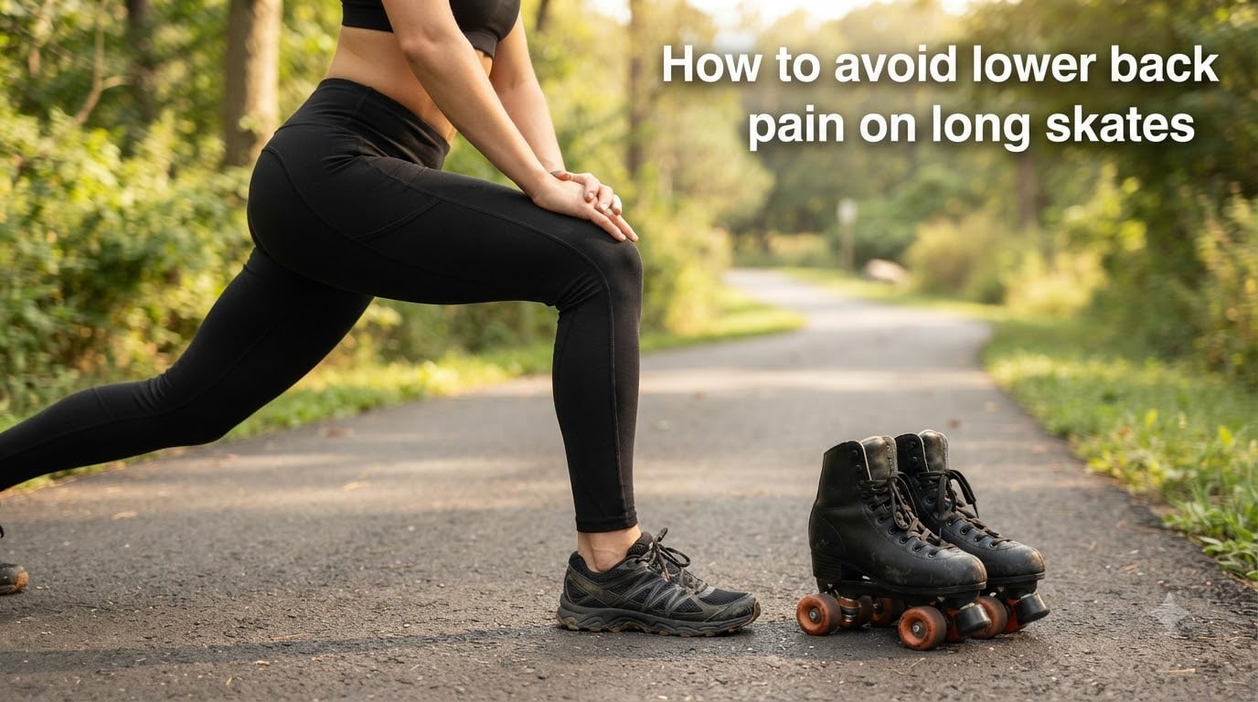 How to avoid lower back pain on long skates