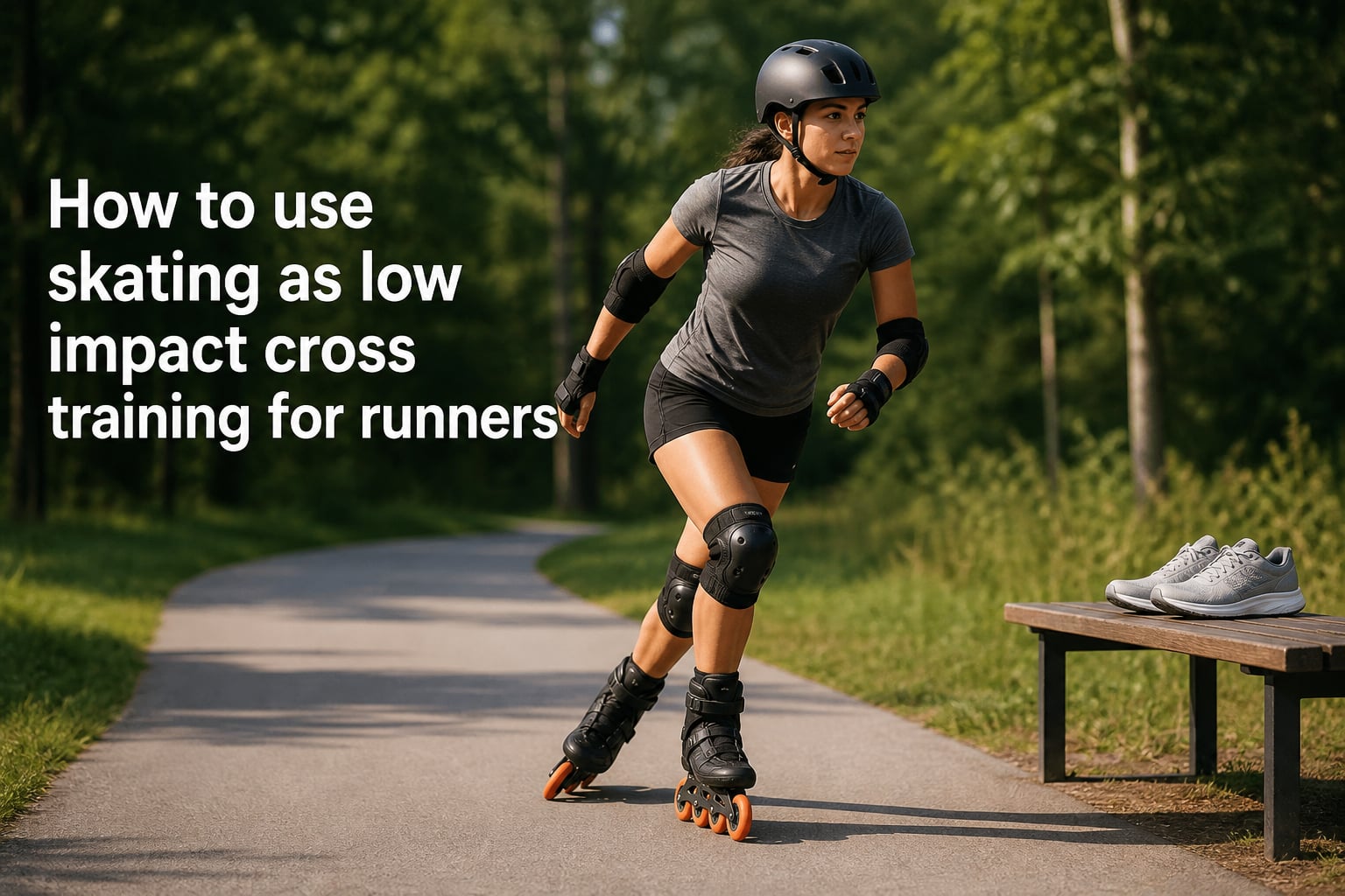 How to use skating as low impact cross training for runners