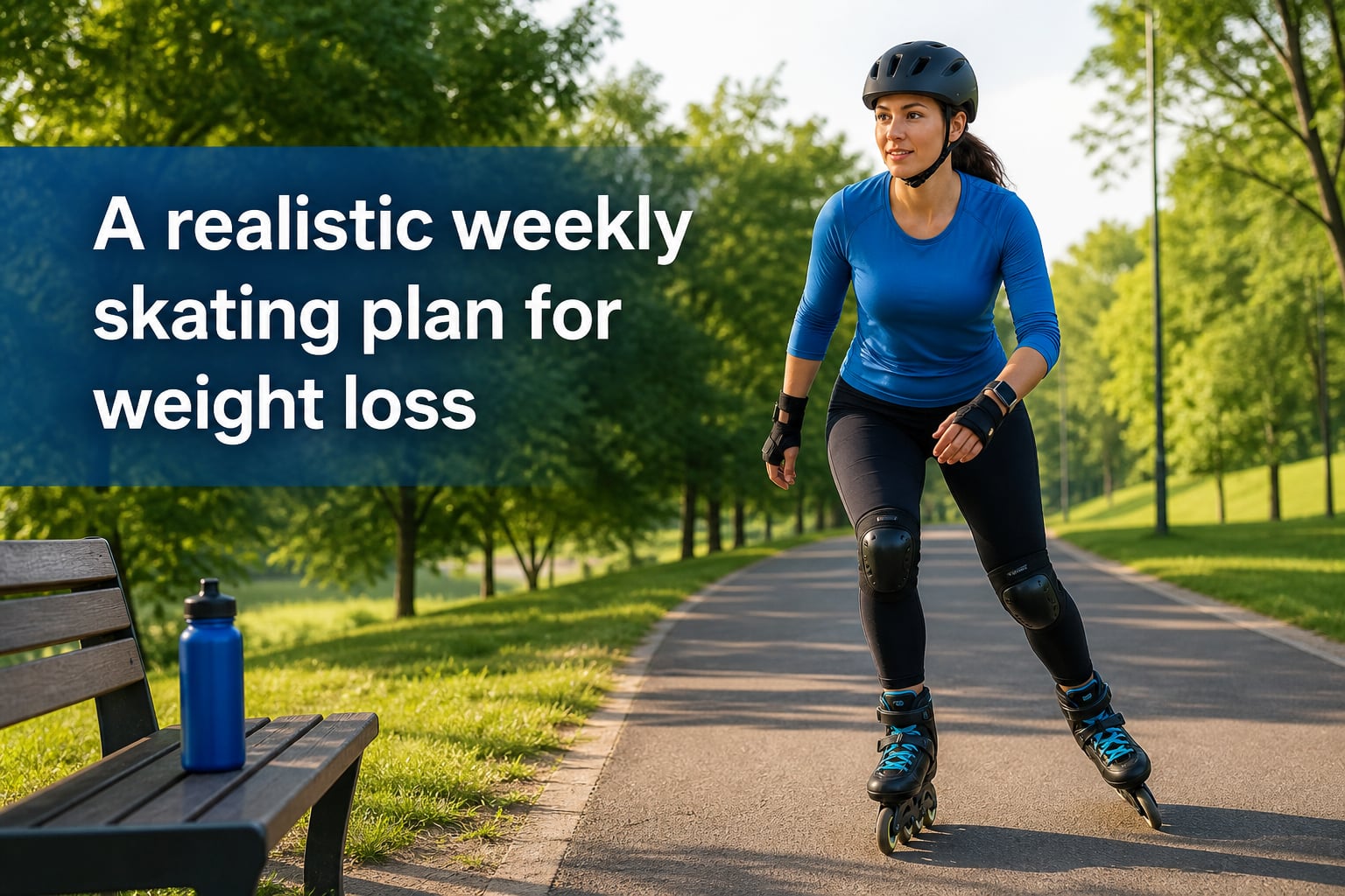 A realistic weekly skating plan for weight loss