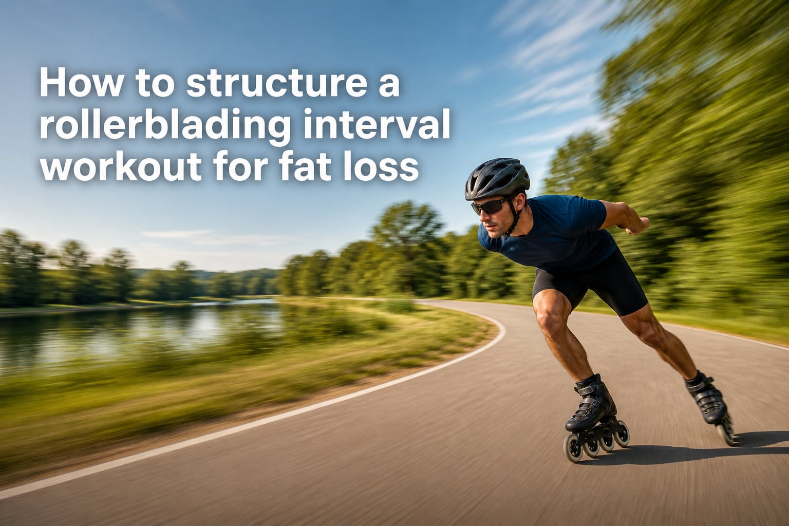 How to structure a rollerblading interval workout for fat loss