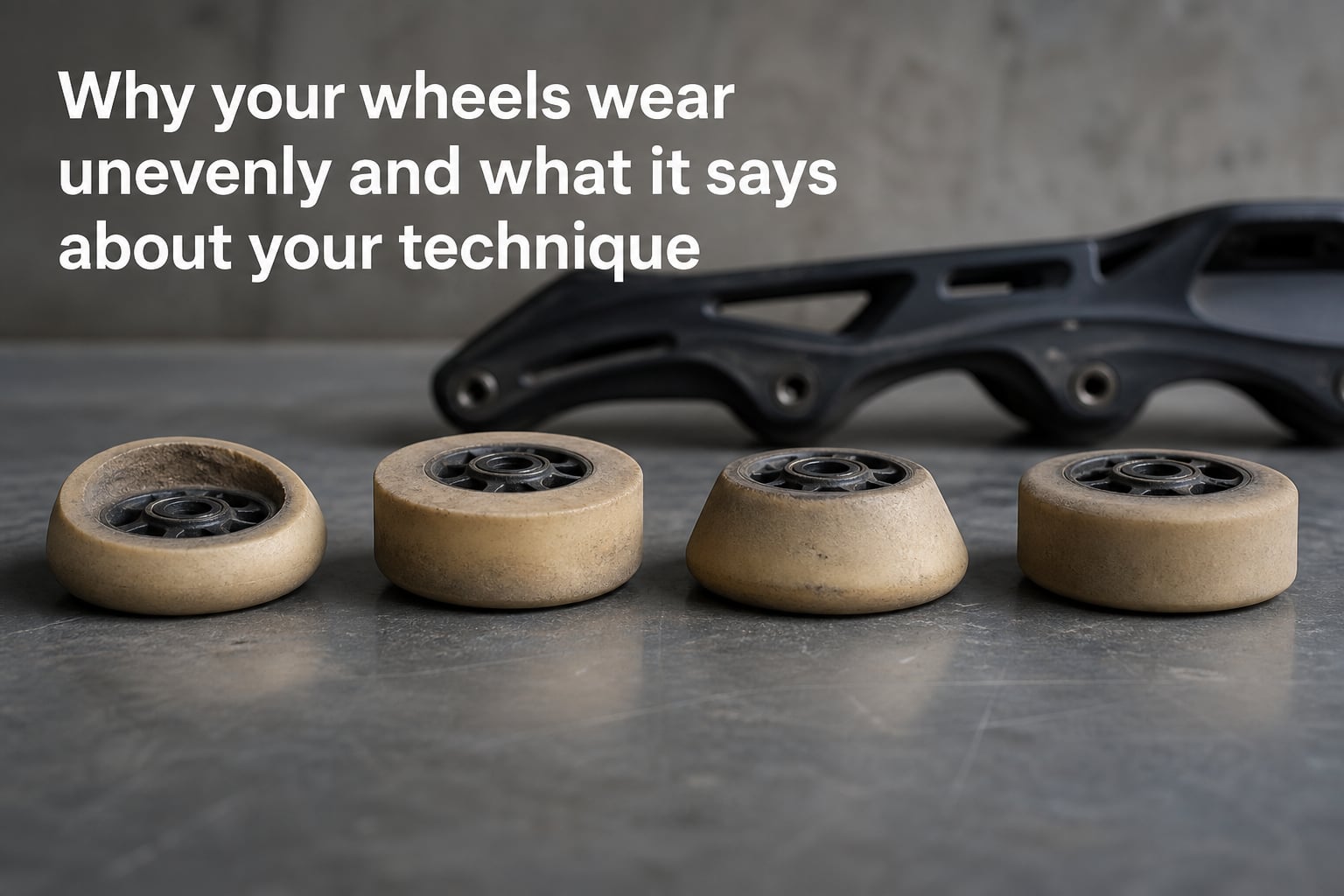 Why your wheels wear unevenly and what it says about your technique