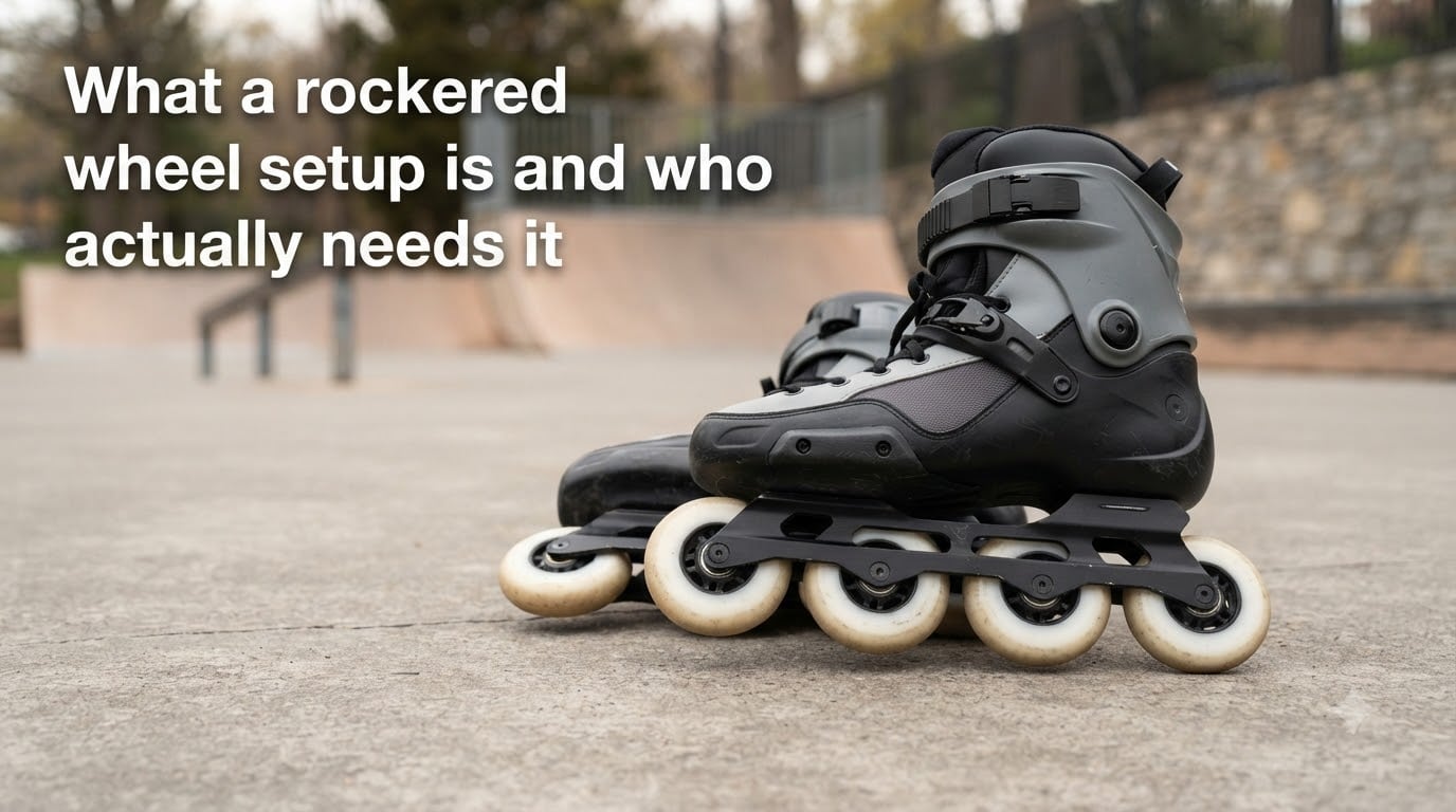 What a rockered wheel setup is and who actually needs it