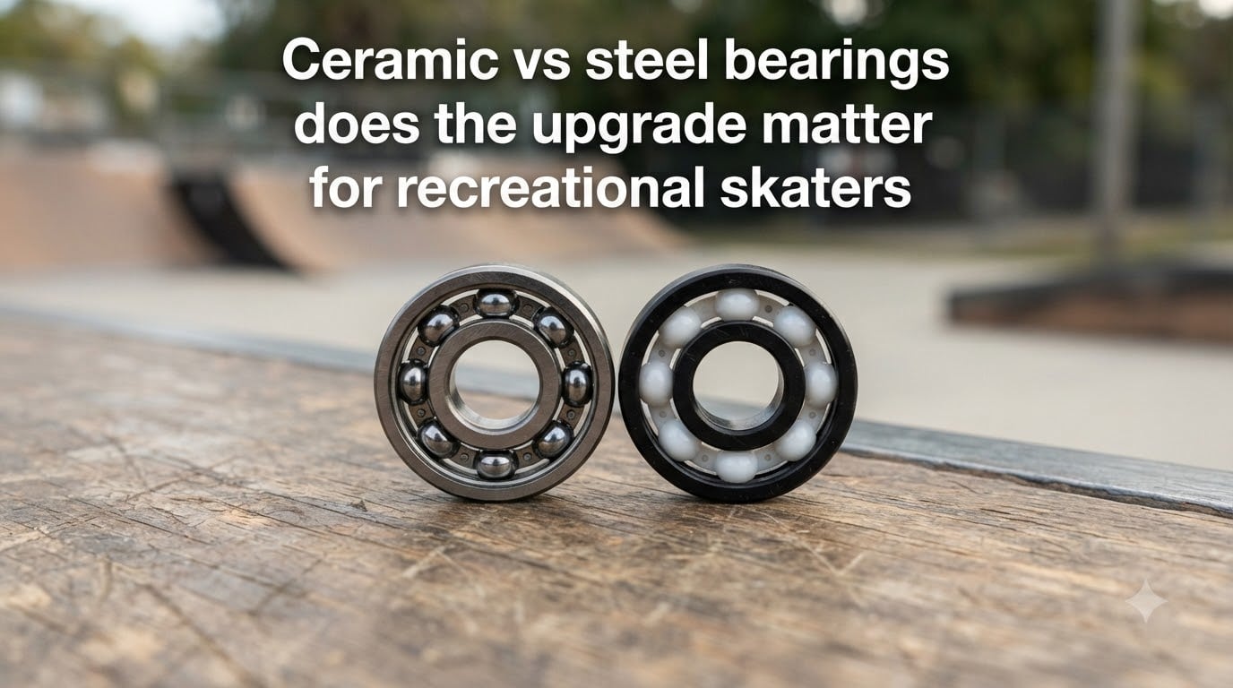Ceramic vs steel bearings does the upgrade matter for recreational skaters