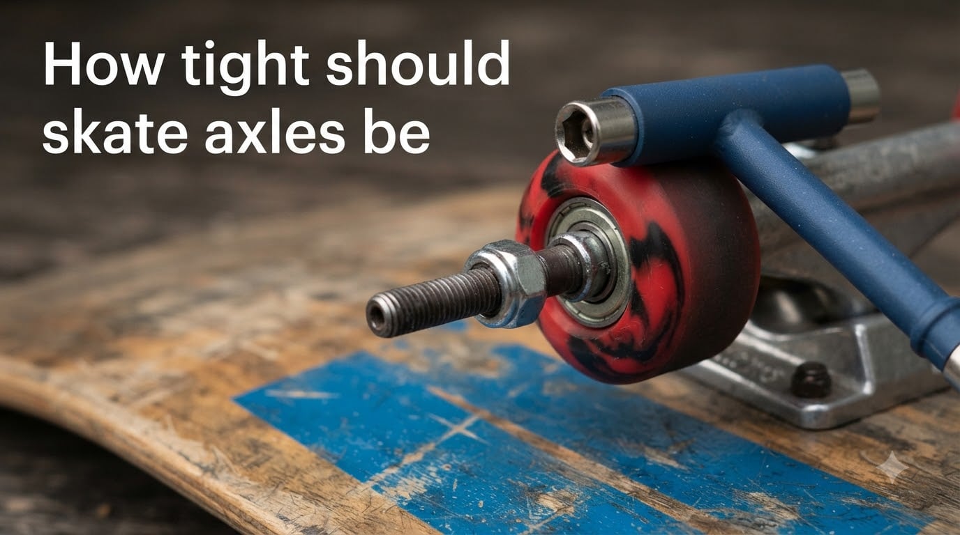How tight should skate axles be