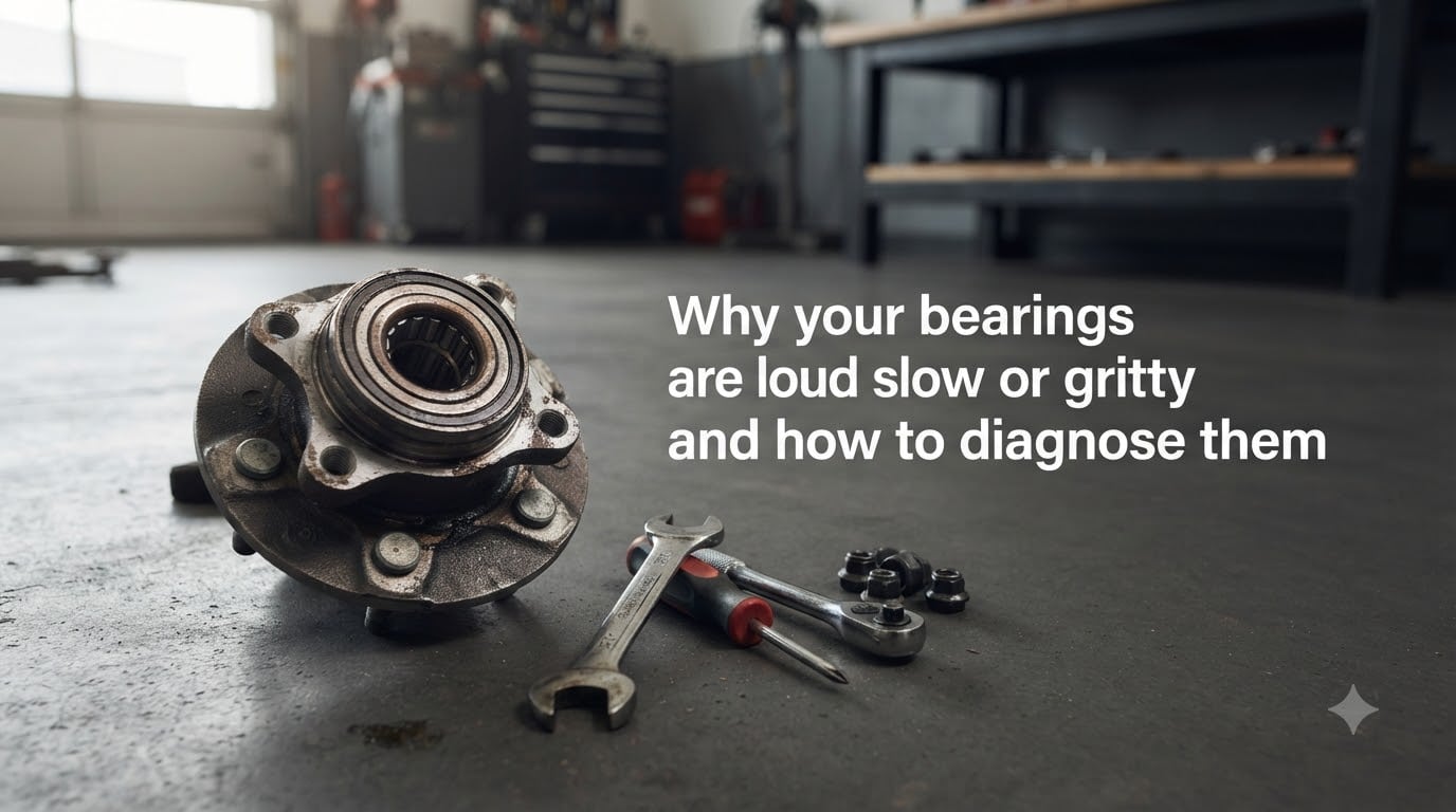 Why your bearings are loud slow or gritty and how to diagnose them