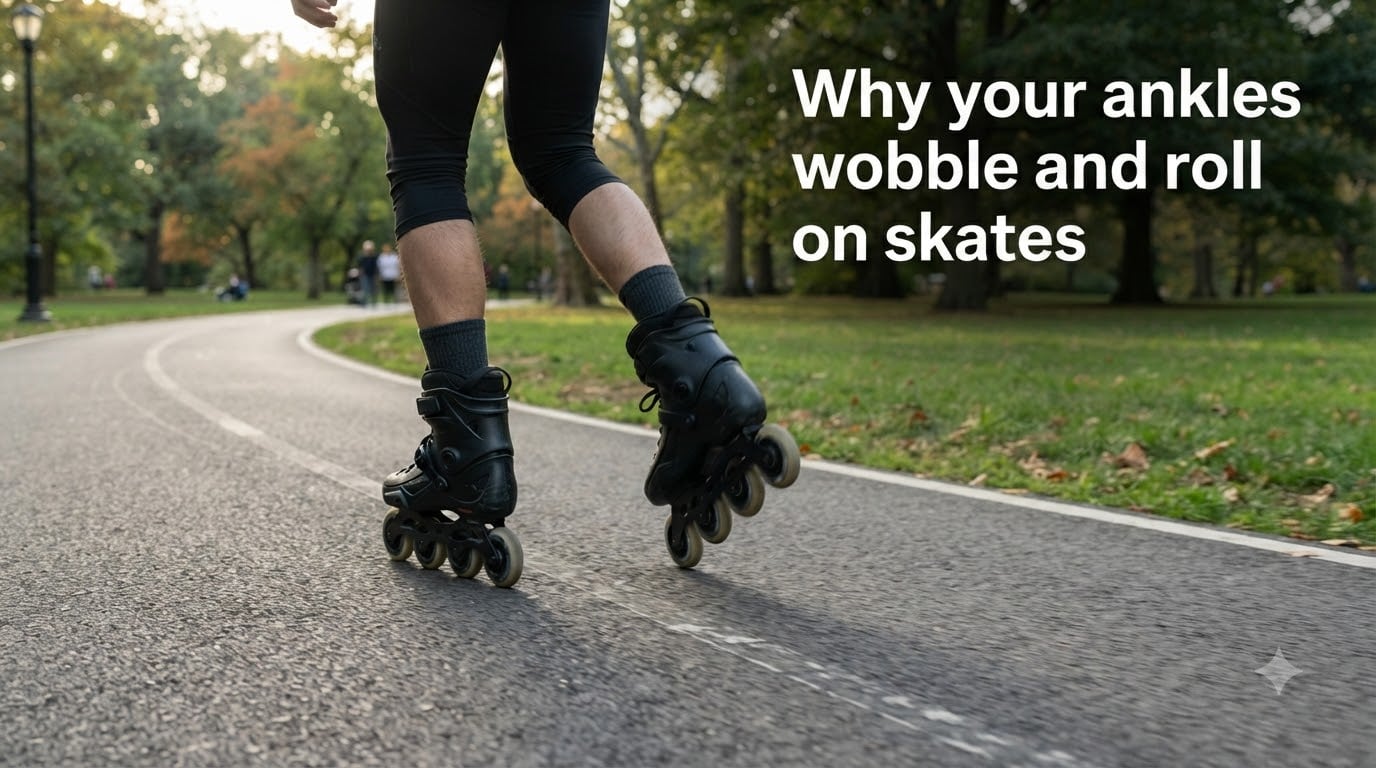 Why your ankles wobble and roll on skates