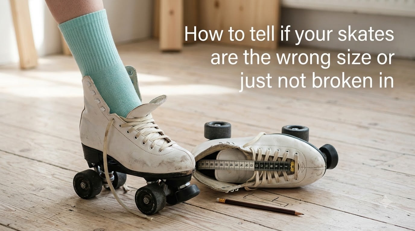 How to tell if your skates are the wrong size or just not broken in
