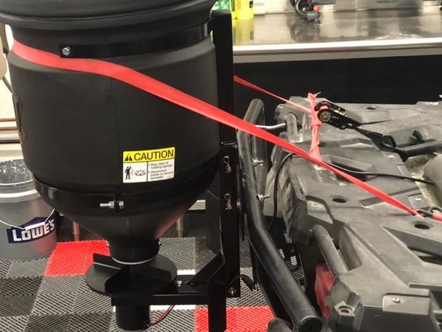 Buyers Products ATVS15A ATV 12V Broadcast Spreader 15 Gallon Hopper customer photo 2
