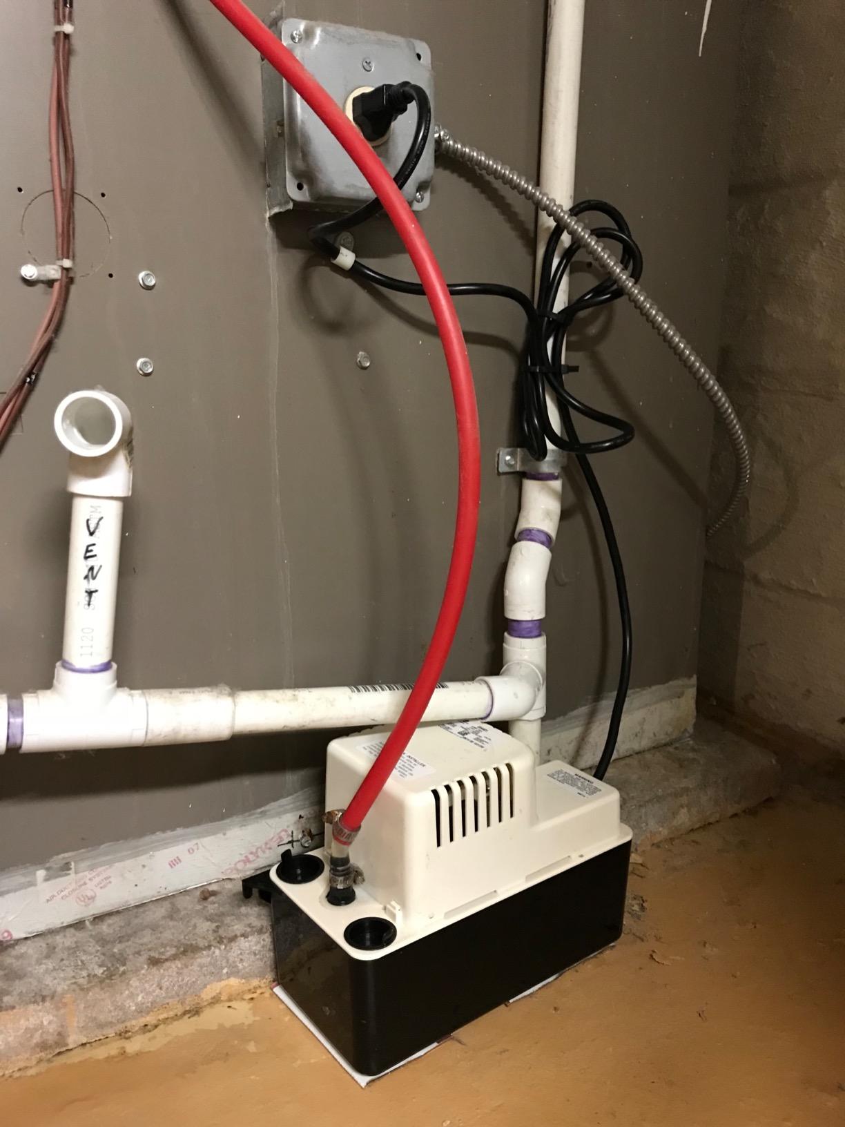 Little Giant VCMA-15UL 115 Volt, 65 GPH, 1/50 HP Automatic Condensate Removal Pump for HVAC/Refrigeration Systems/Dehumidifiers (no safety switch), 6-Foot Cord, Black/White, 554401 customer photo 2
