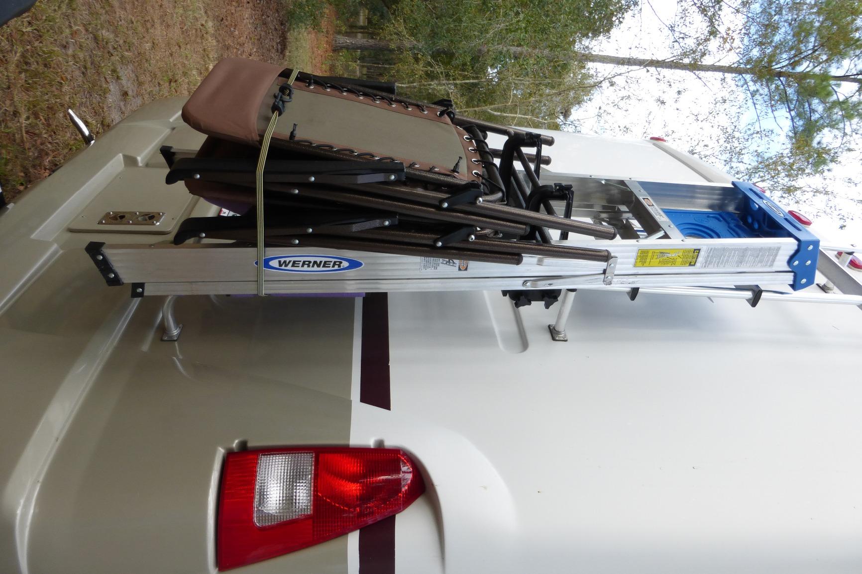 Camco Clamp-N-Carry Lockable RV Ladder Chair and Bike Rack, 51430 customer photo 1