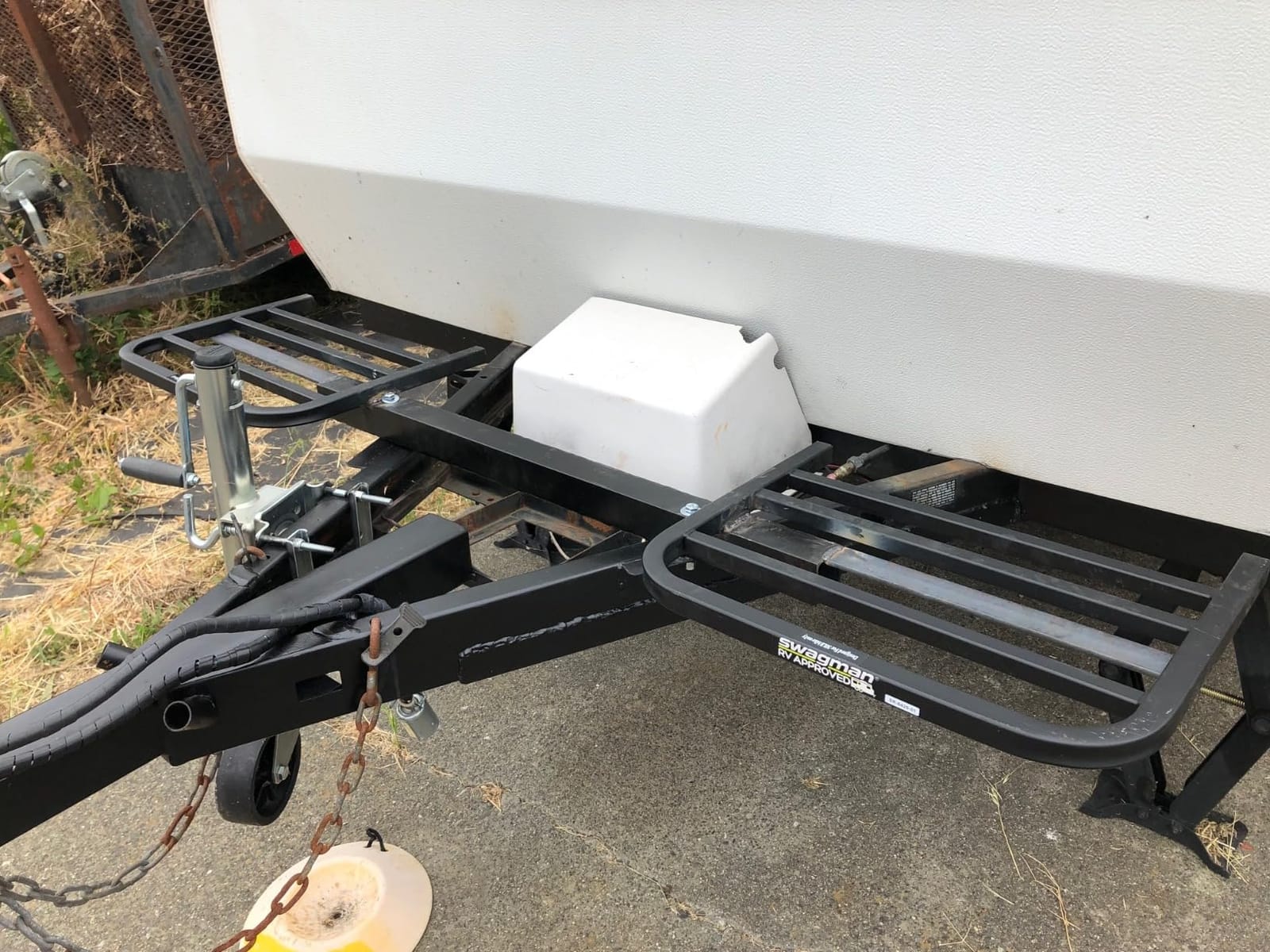 Swagman RV Approved 2 Bike RV Bumper Mount Rack – U-Bolt Mounted Carrier for Travel Trailers and RVs customer photo 2
