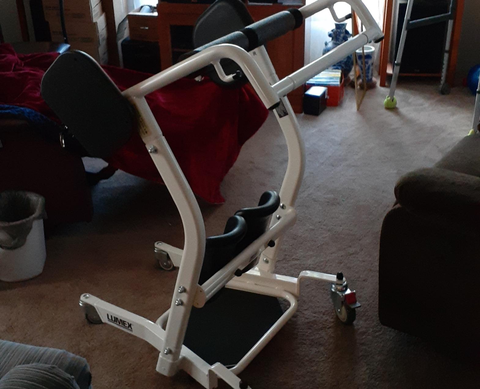 Lumex LF1600 Stand Assist, Sit to Stand Patient Lift for Elderly Seniors, Chair Transfer & Standing Support Aid customer photo 1