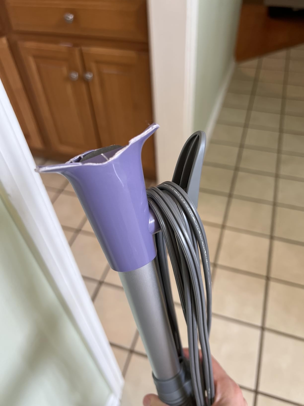 Shark Steam Pocket Mop with 2 Washable Double-sided Pads, Purple, S3501 customer photo 2