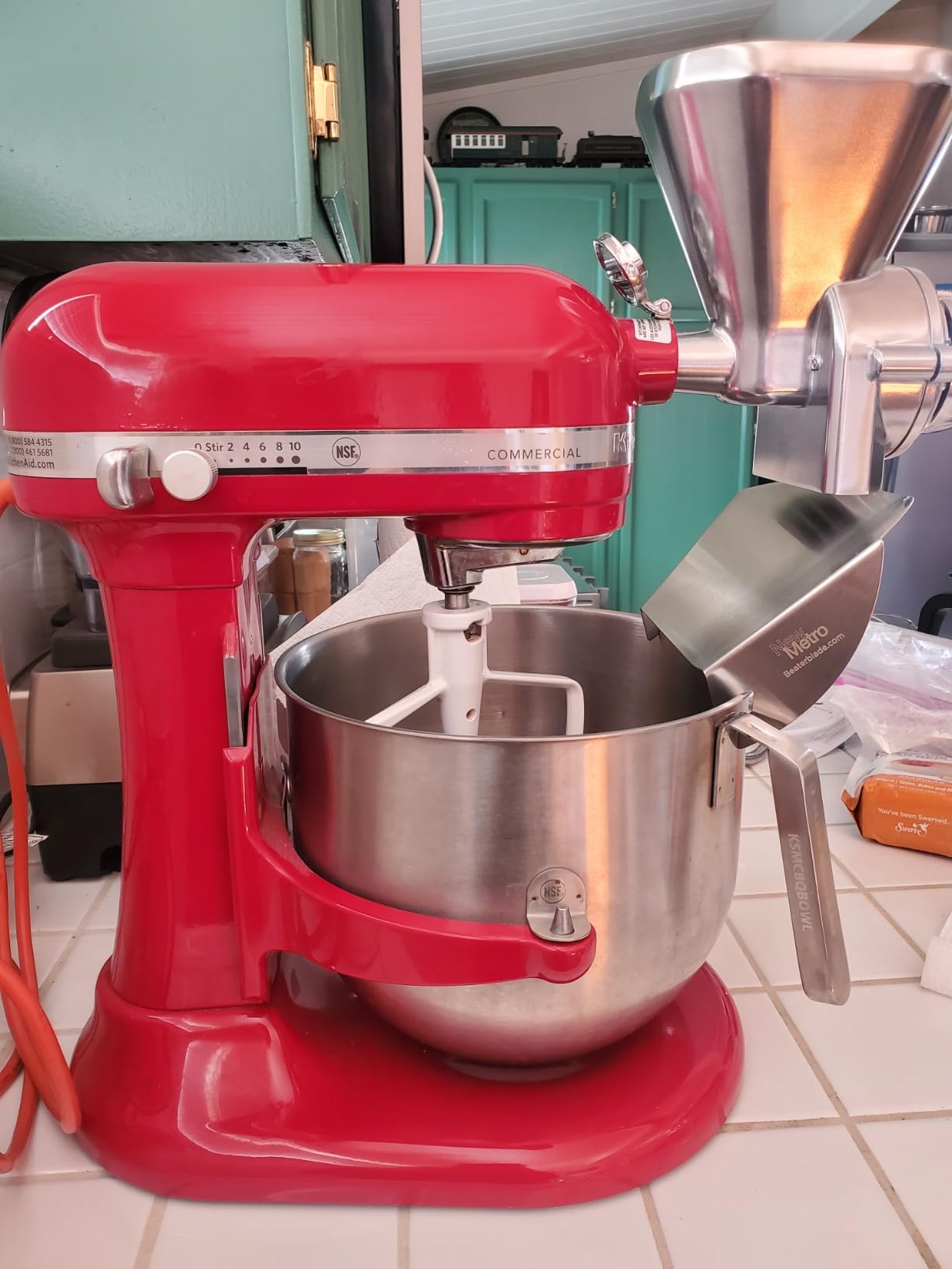 KitchenAid KGM All Metal Grain Mill Attachment for KitchenAid Stand Mixers customer photo 2