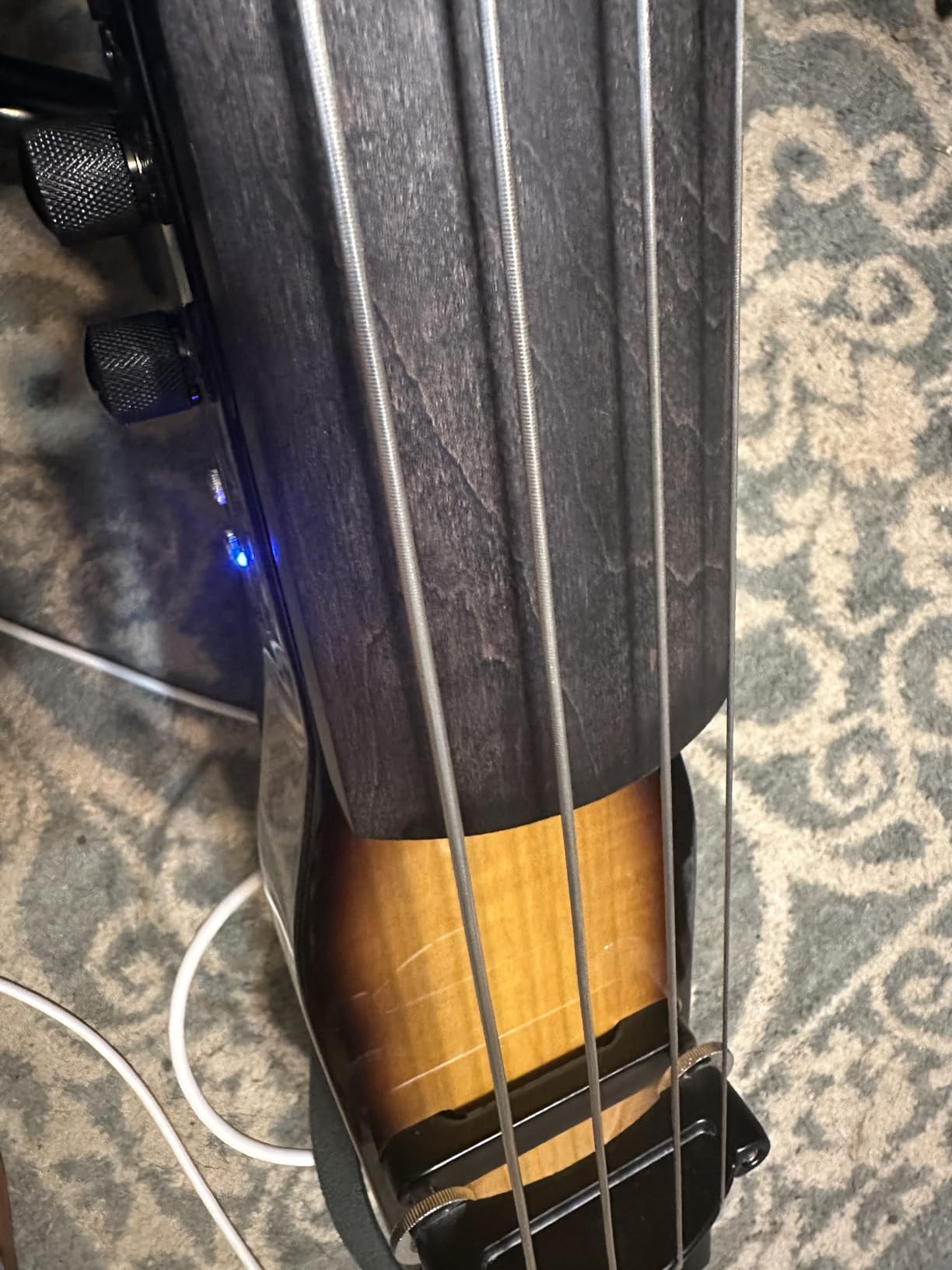 Stagg EDB-3/4 BK Electric 3/4 Size Double Bass with Gig Bag Included - Black customer photo 1