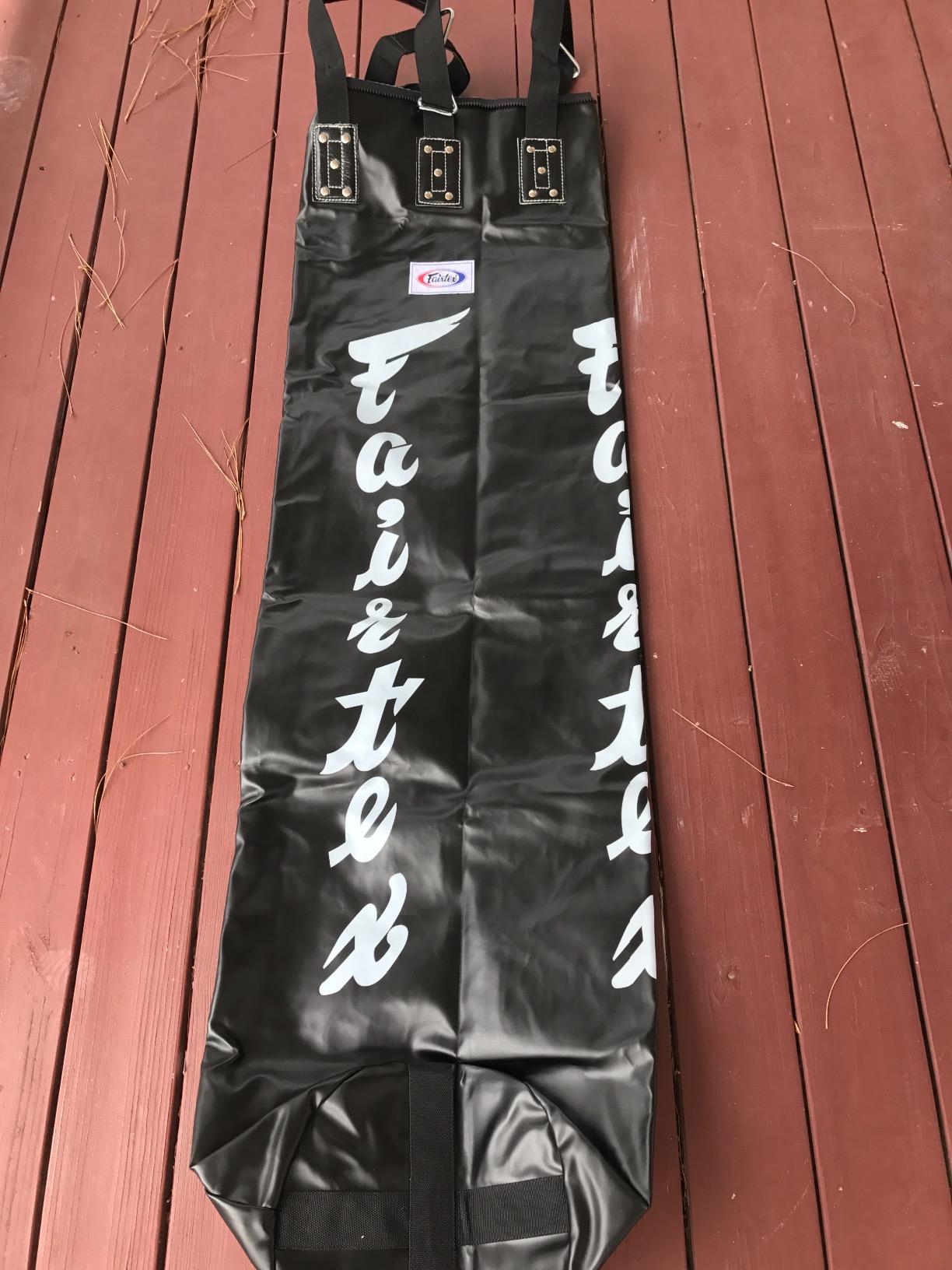 Fairtex HB6 Banana Heavy Bag, Muay Thai MMA Kickboxing Boxing Punching Bag customer photo 1