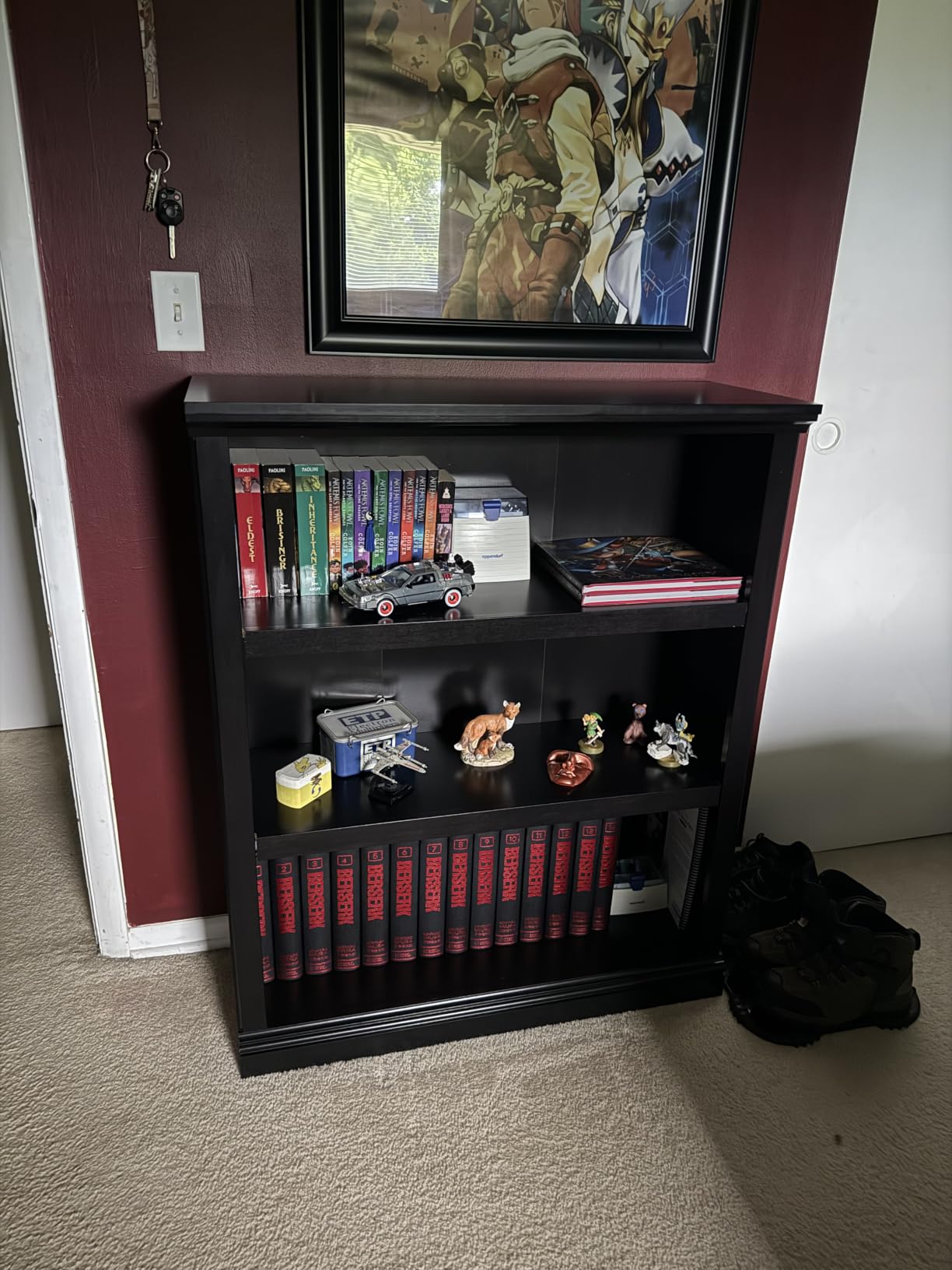 Sauder Miscellaneous Storage 3-Shelf Bookcase/ Book shelf, Select Cherry finish customer photo 1
