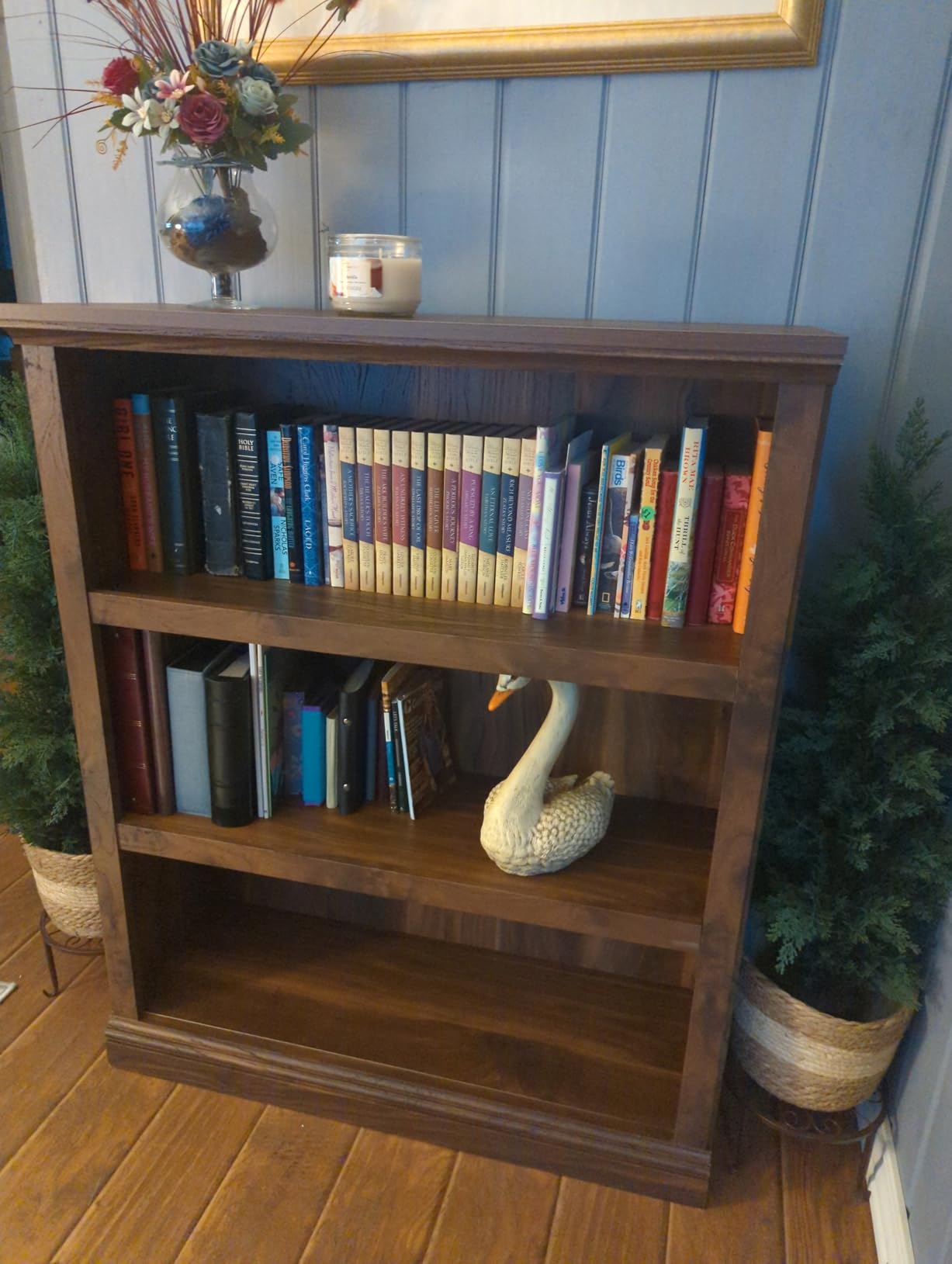 Sauder Miscellaneous Storage 3-Shelf Bookcase/ Book shelf, Select Cherry finish customer photo 2