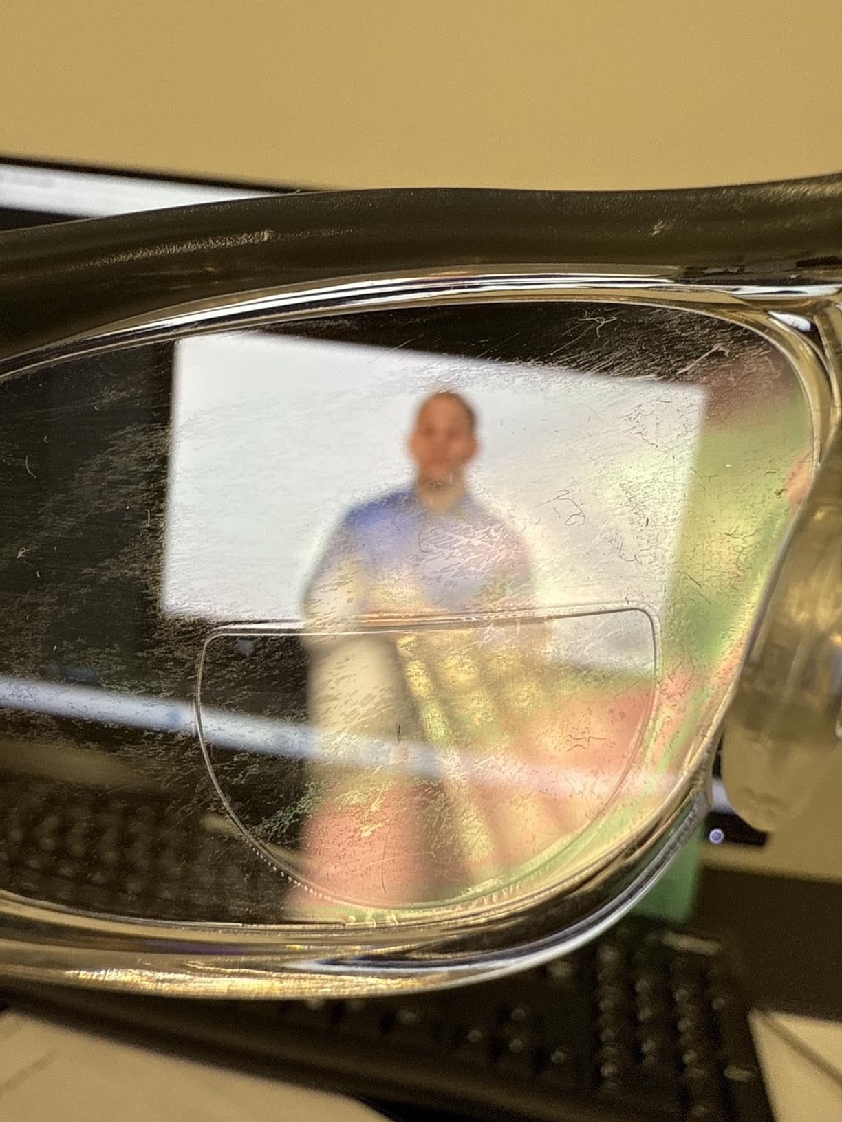 3M Safety Glasses, Nuvo Readers, +2.0 Diopter, Clear Lens, Gray Frame customer photo 2