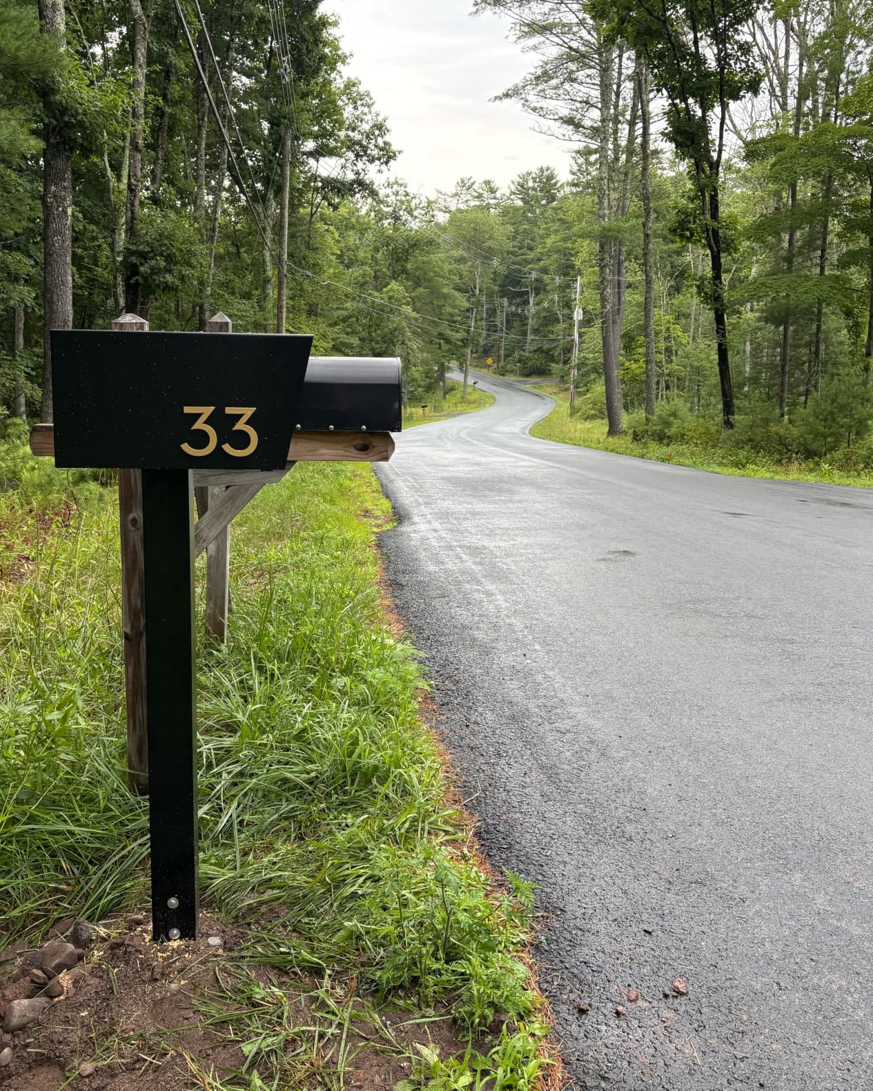 Mail Boss Mail Manager Modern Locking Post Mount Mailbox, USPS Approved customer photo 2