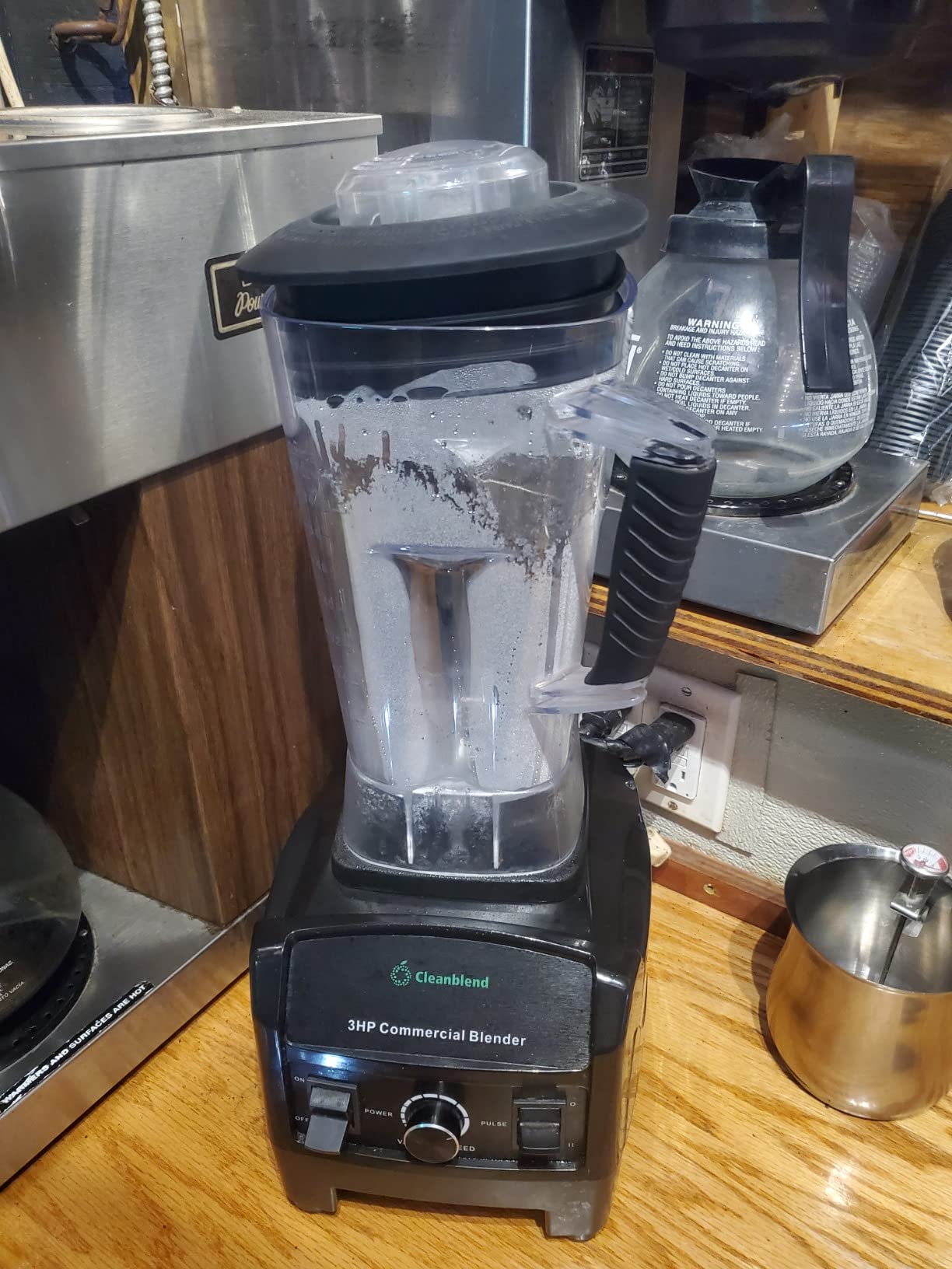 Cleanblend Commercial Blender with 5-Year Full Warranty - 1800W, 3HP, 64oz High-Performance Professional Countertop Blender with Stainless Steel Blades customer photo 2